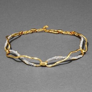 ALEXUS BITTAR Solanales Crystal Infinity Link Necklace